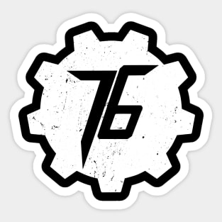 76-Distressed Sticker